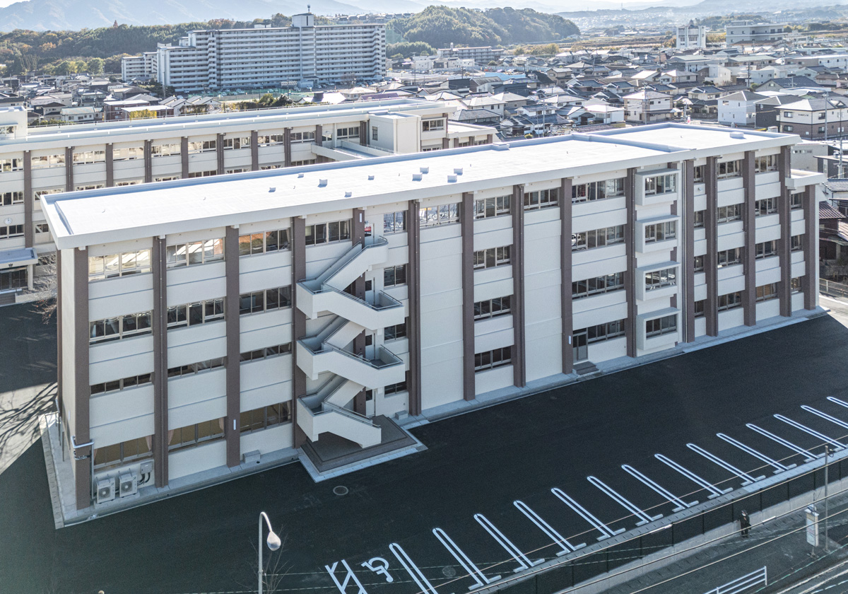 大分市立城南中学校 外観